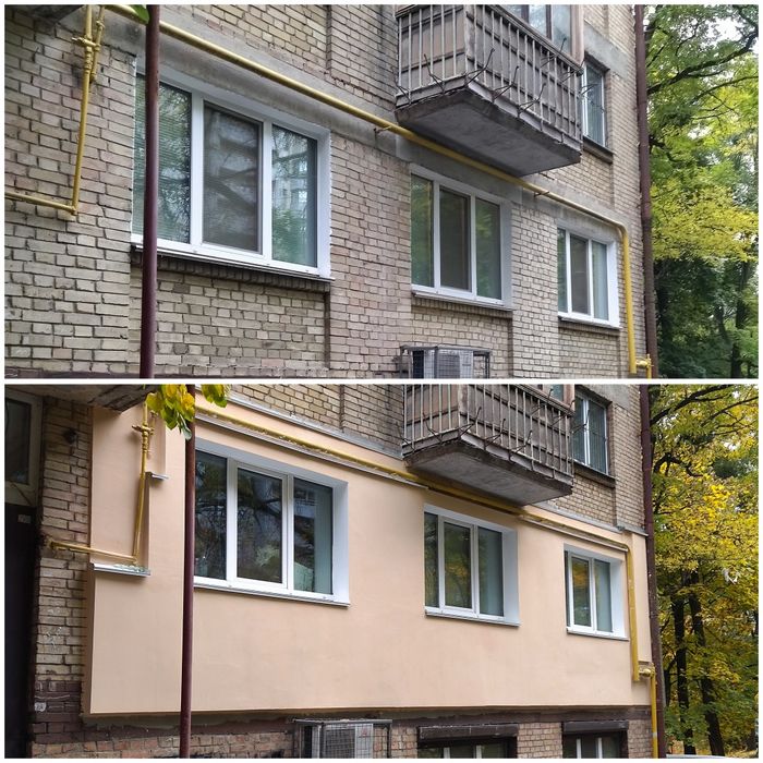 Утеплення фасадів БУДИНКІВ, КВАРТИР І СТІН у Києві! Утепление фасадов!