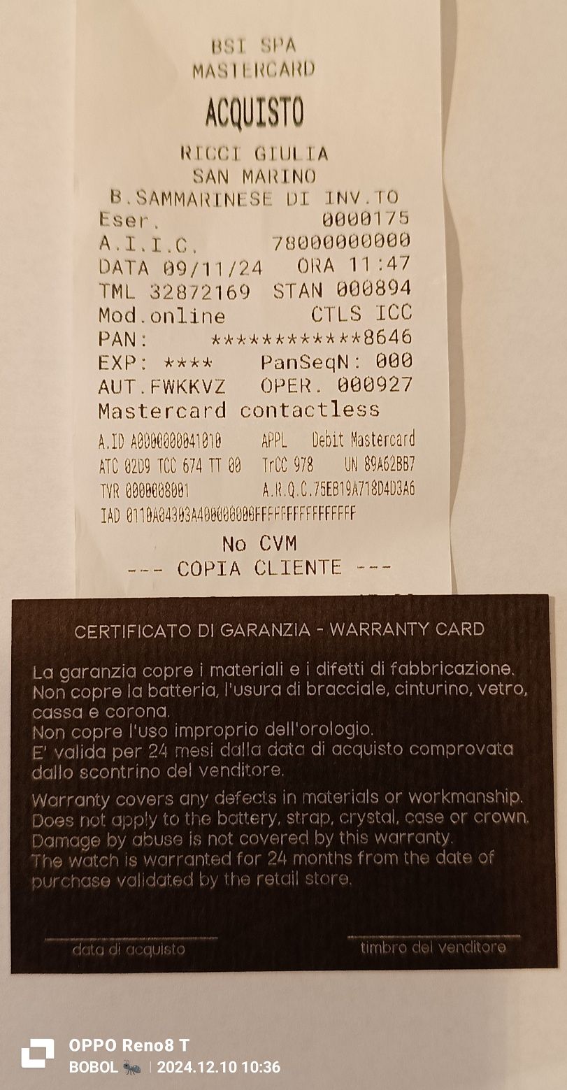 Sprzedam Zegarek Męski Firmy NIKO z San Marino