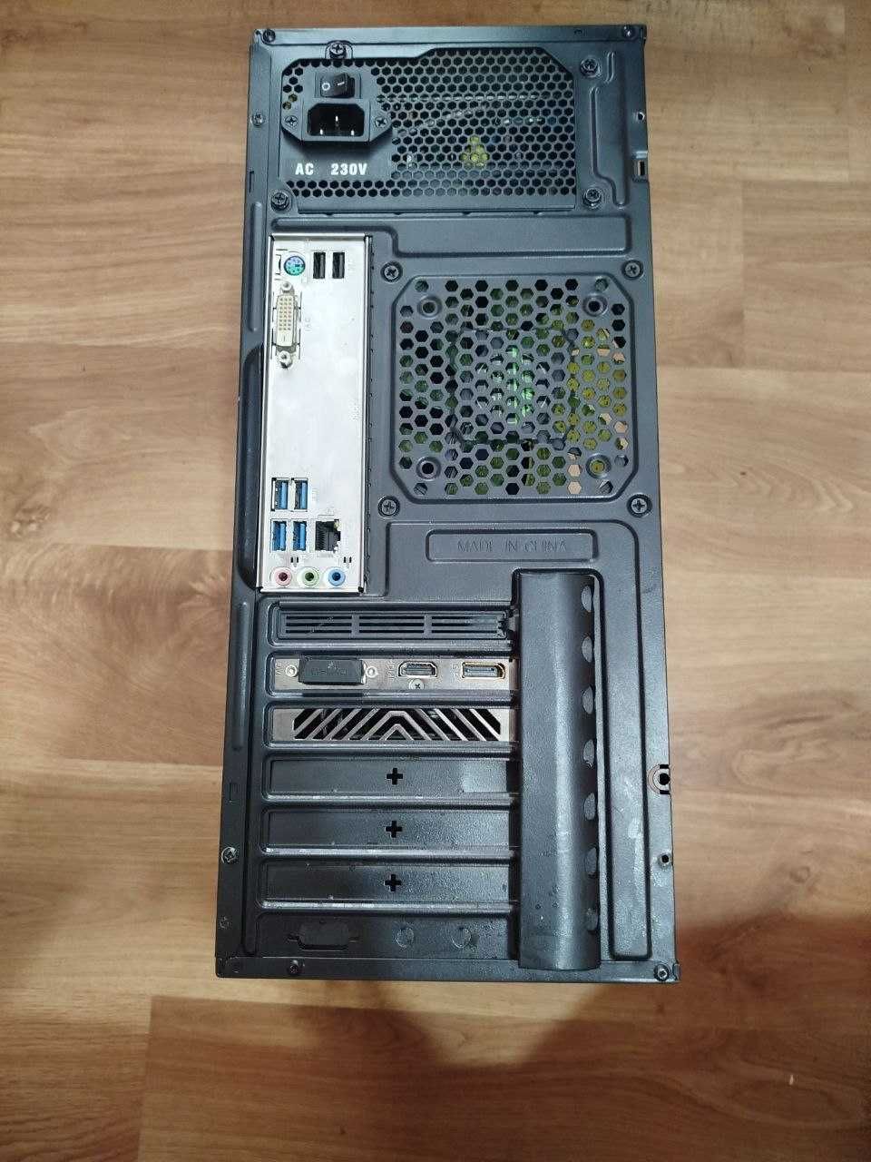 Пк ryzen 5 1400 и gtx 1050 2gb + монитор, клавиатура і мишка