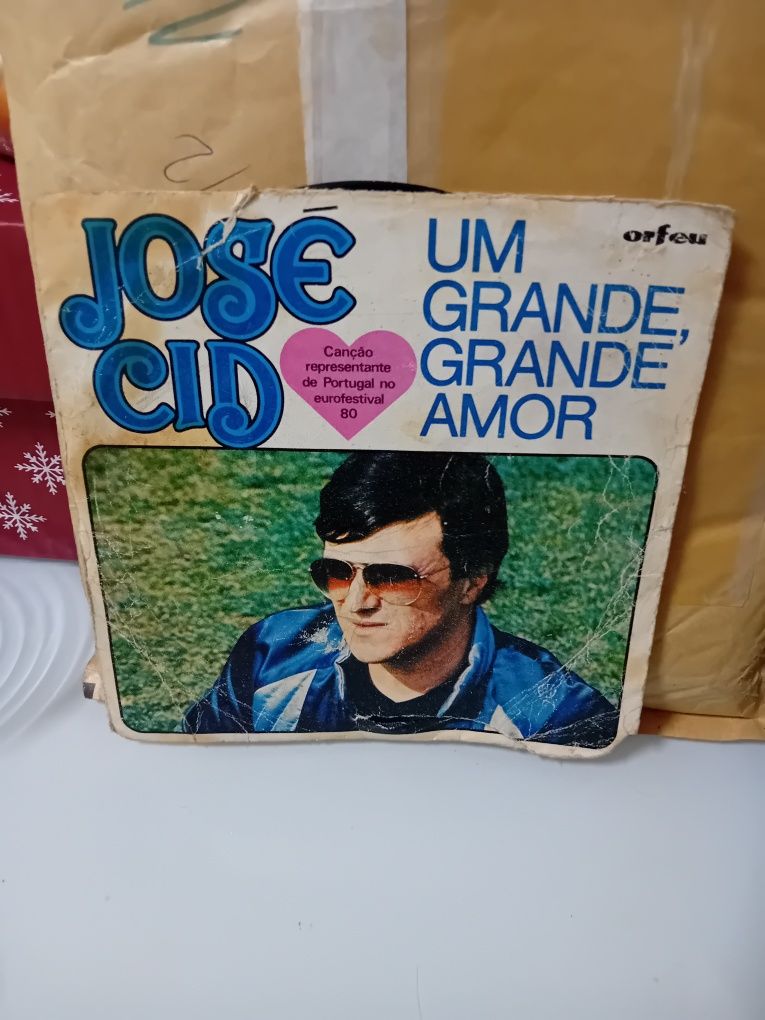 Vários discos antigos