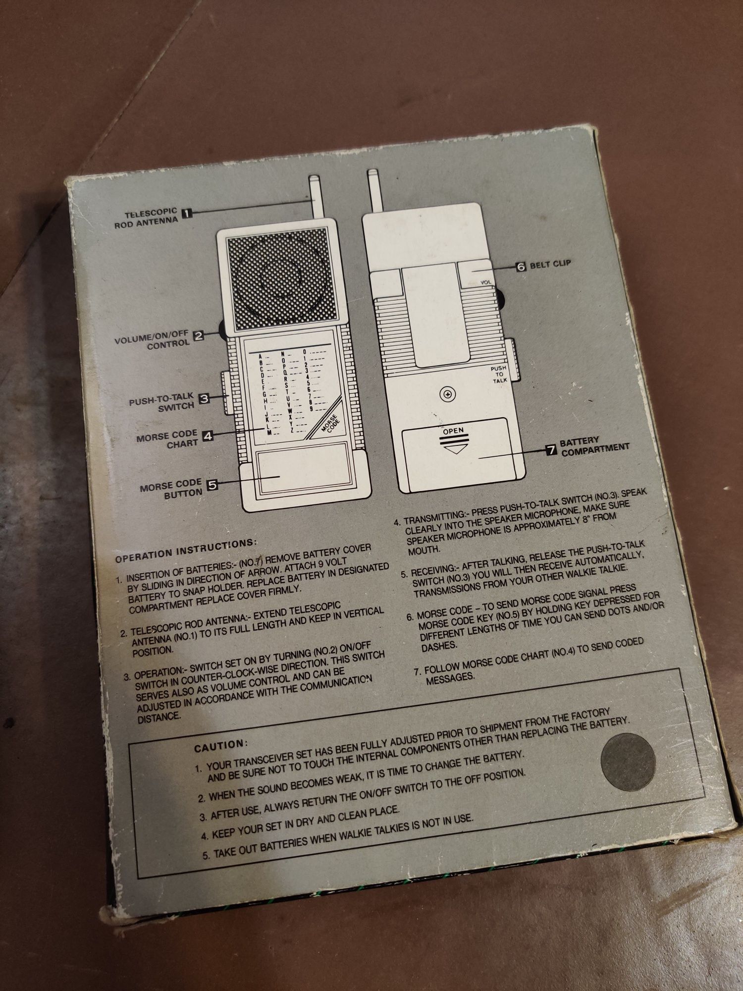 NOWE Walkie talkies NS 881-2, krótkofalówka