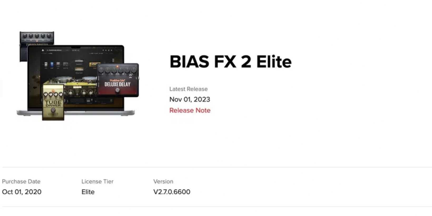 Symulator wzmacniaczy gitarowych Bias FX 2 Elite