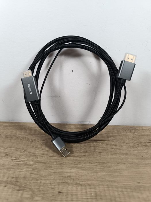 AXFEE Adapter HDMI na DisplayPort, 1,8 m 4K