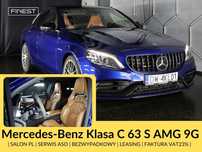 Mercedes-Benz Klasa C C63S AMG | salon PL | polift | Seriws ASO | Salon PL | Faktura VAT |