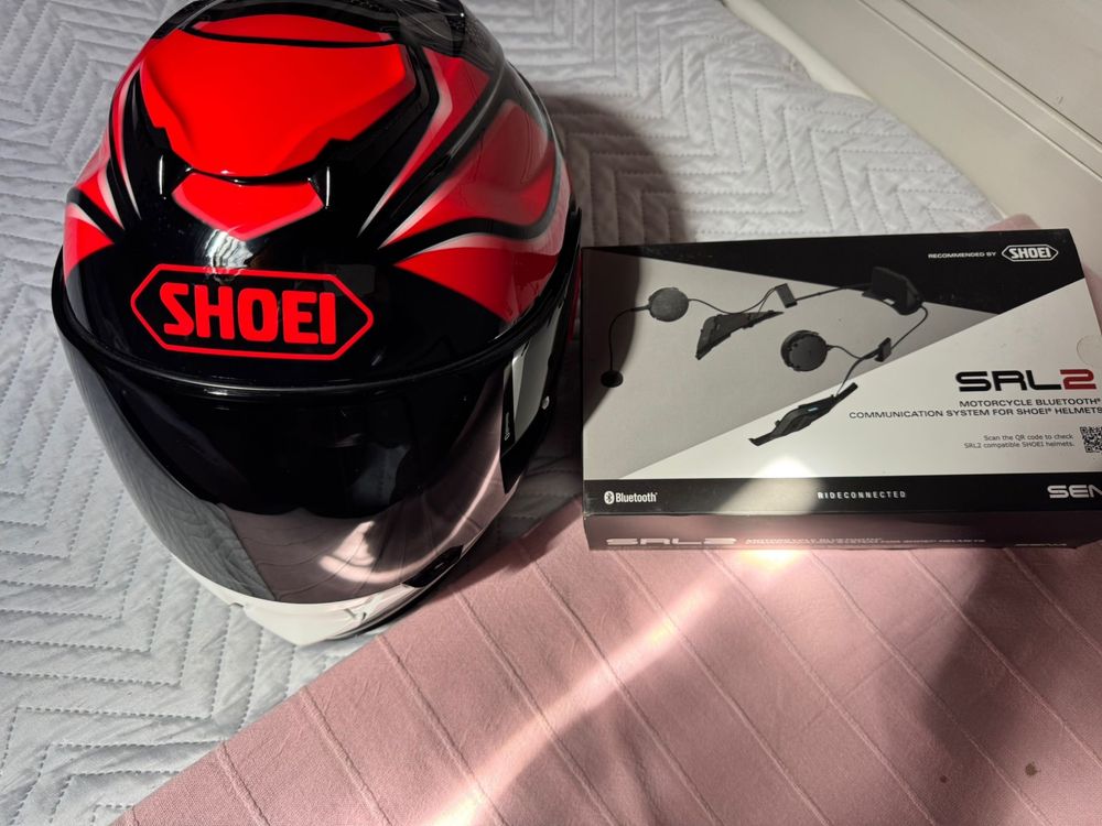 Capacete shoei gt air 2+ intercomunicador sena srl2