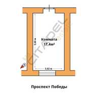 Продам или обменяю комнату в общежитии, Чернигов, Сиверский