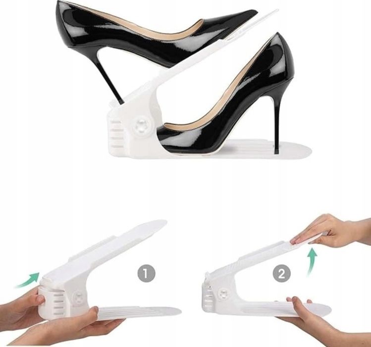 Organizer na buty BIGLUFU, przechowywanie butów, stojak na buty 20szt