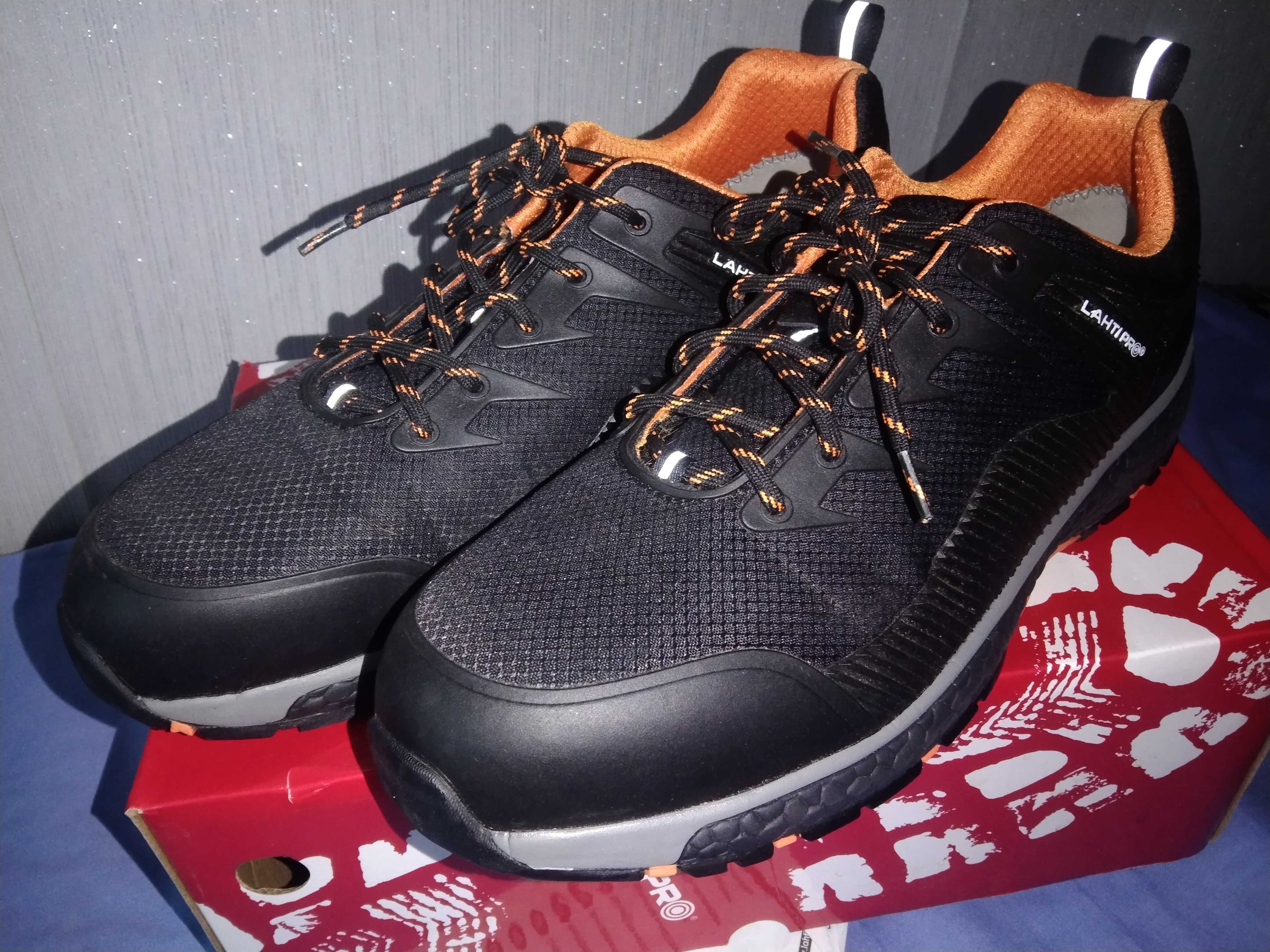 Buty robocze LAHTI PRO r.46 z metalową osłoną