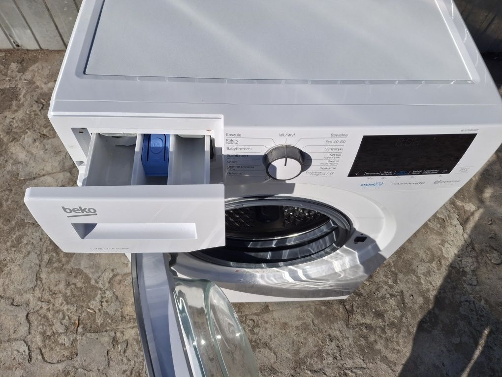 Beko 7 kg 1200 obr para smart control gwarancja  dowóz gratis