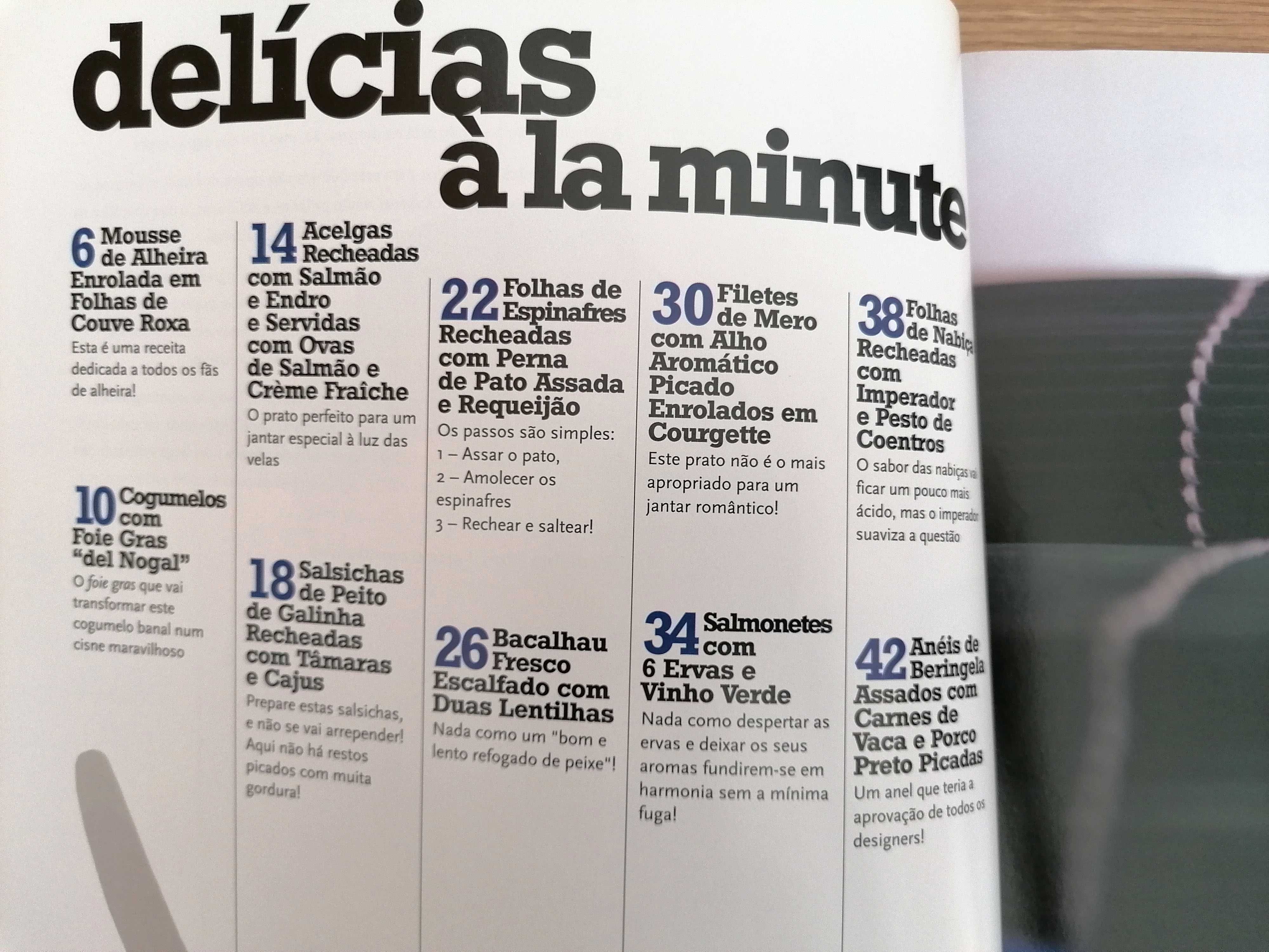 9 Revistas de receitas da Evasões