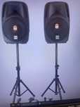 Colunas activa +passiva v sound 1000 w