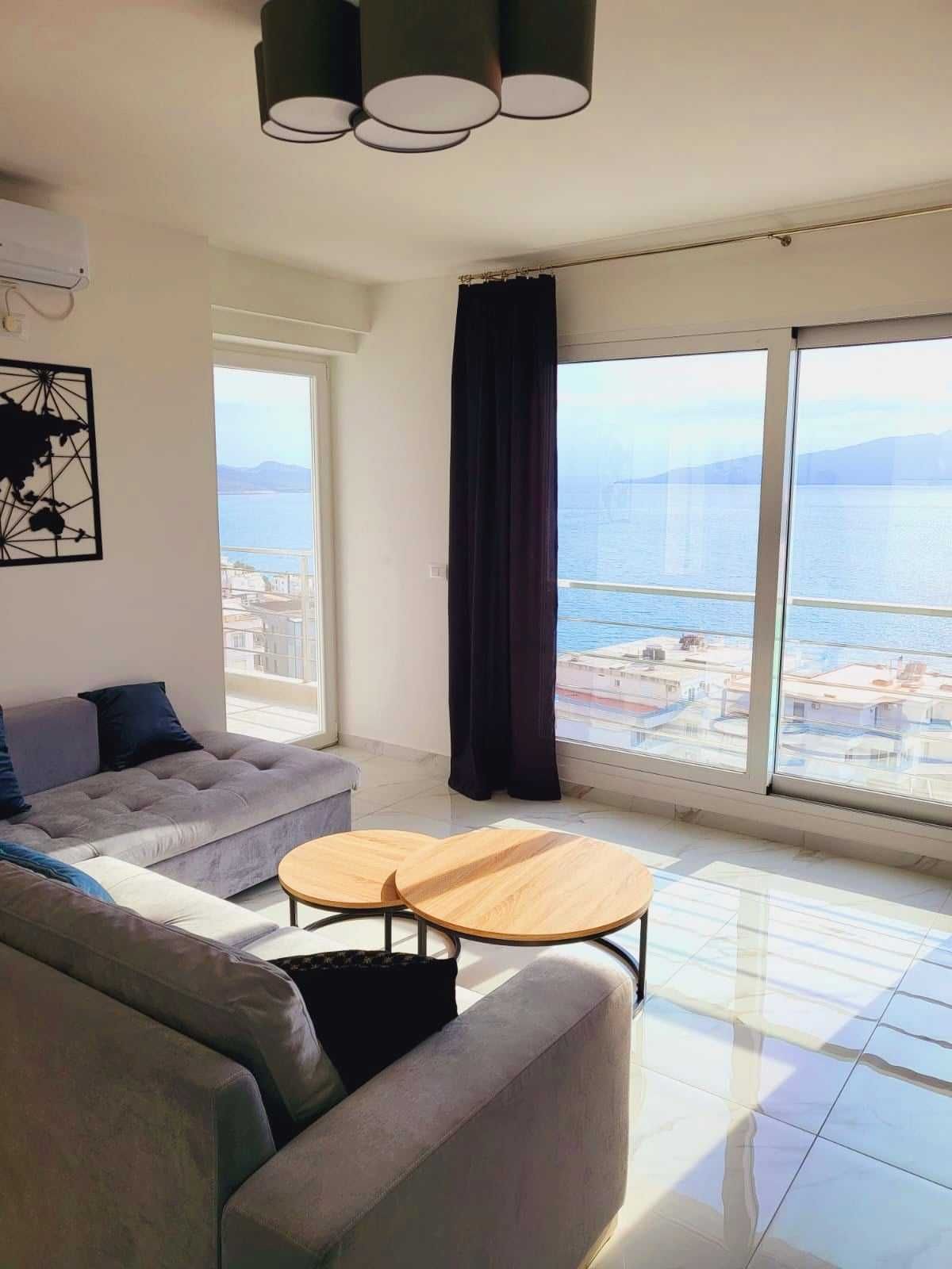 Apartament 4-osobowy Stella, Saranda (Albania), widok na morze i Korfu