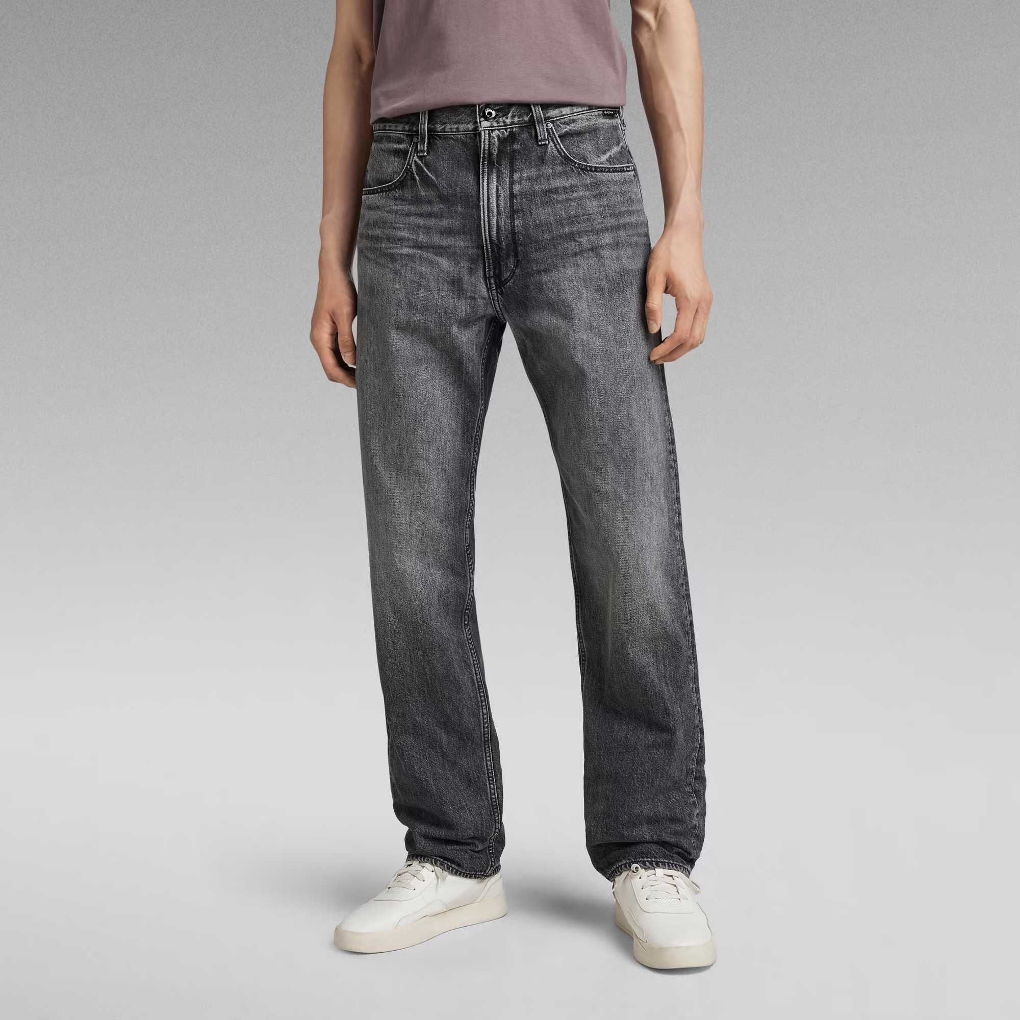 Мужские джинсы G-STAR RAW серого цвета (TYPE 49 RELAXED)