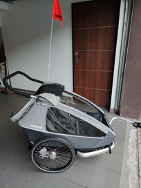 CROOZER Przyczepka rowerowa Kid Keeke 2 Stone grey