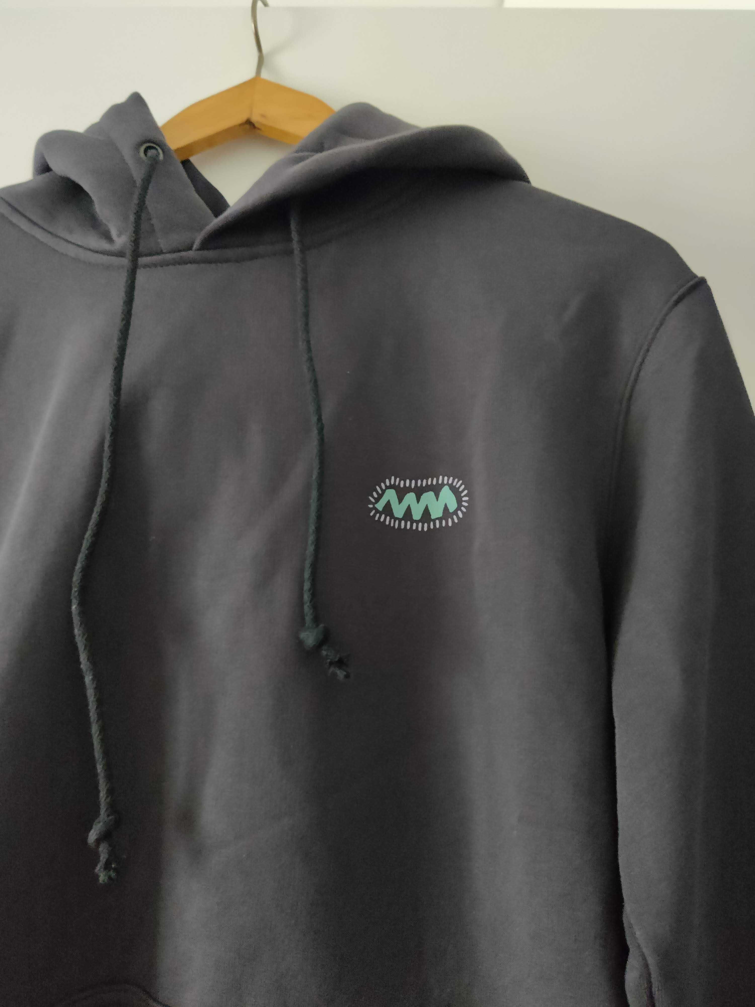 Surf inc bluza czarna z kapturem Tranquilo Hoodie Acid Black XS