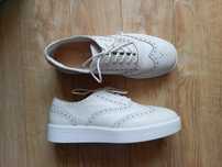Clarks hero brogue skórzane półbuty brogsy 39 40 oksfordy 25 25,5 cm