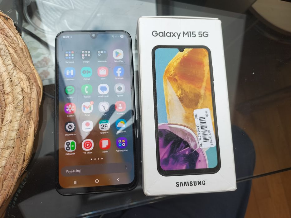 Samsung Galaxy M 15 5G na gwarancji÷ gratis  etui.