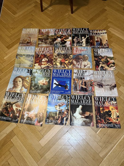 Czasopismo tygodnik Wielcy Malarze zestaw kolekcja 92sztuki