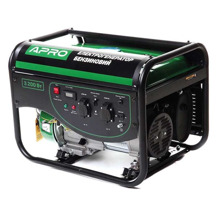 Бензогенератори APRO 3.2 кВт та ZEGOR 3.3 кВт/ручка-електро/3р/МІДЬ!