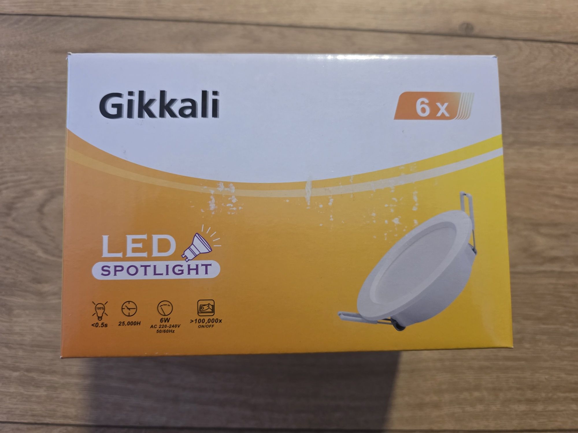 Gikkali Led Spotlight 6szt.