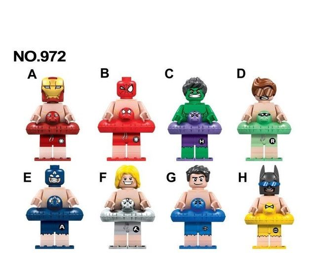 Figura tipo Lego Marvel e DC Comics - ver outras fotos