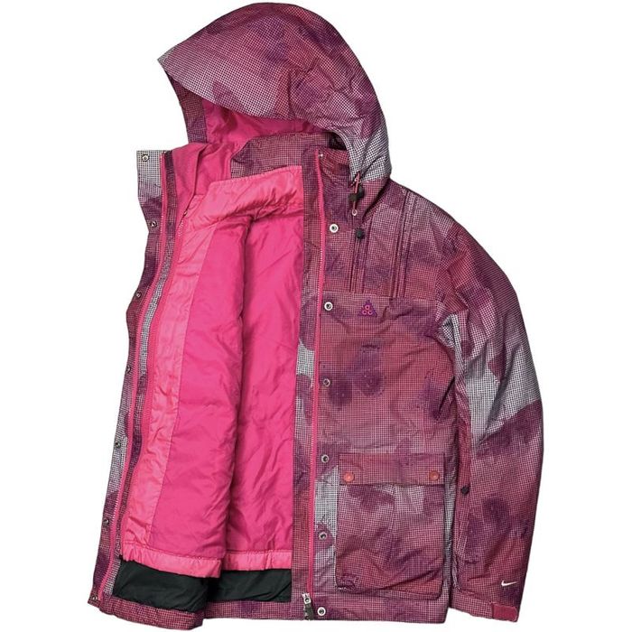 Nike Acg Kurtka Narciarska 3w1 z Podpinka Damska we Wzór Logowana r. X