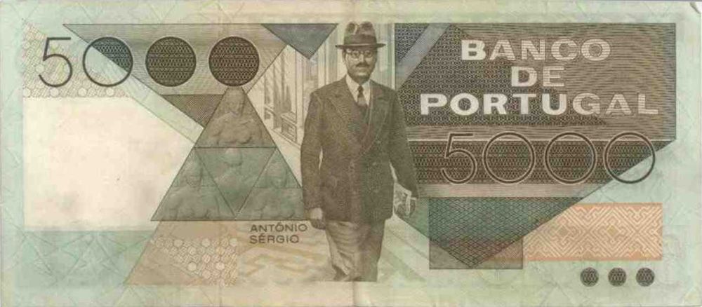 Notas de 5000 Escudos António Sérgio