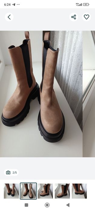 Сапоги женские челси CATWALC привезенные с Германии размер 37