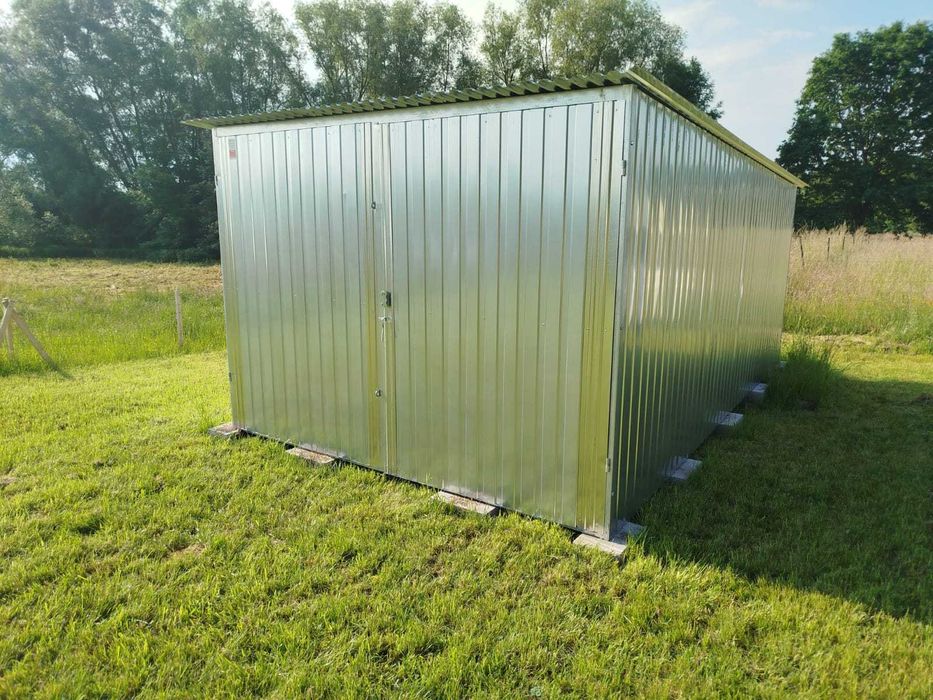 Garaż Blaszany Blaszak Wzmocniony Garaże Wzmocnione 3x4 3x5 3x6