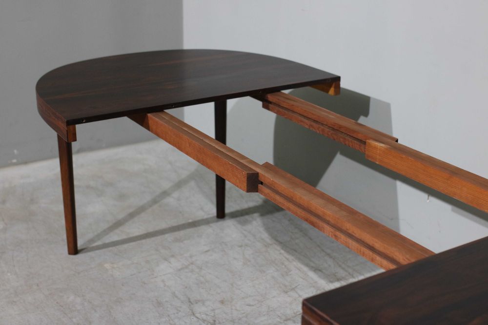 Mesa de jantar extensível em pau santo | década de 1970 | Mid Century