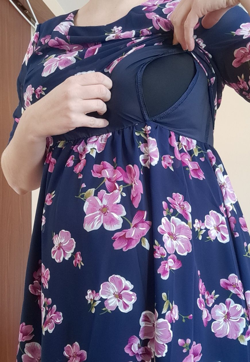 Nowa sukienka ciążowa, karmienie piersią M