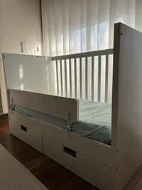 Cama de grades/ Berço Stuva (Ikea) e colchão