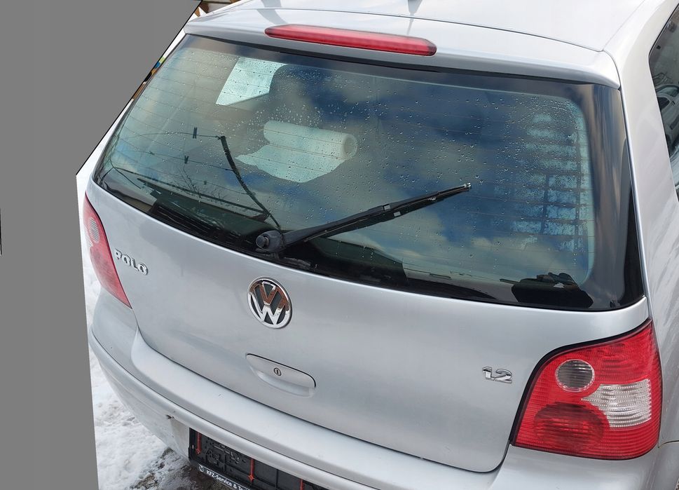 klapa tył tylna bagażnika vw polo 9n la7w komplet