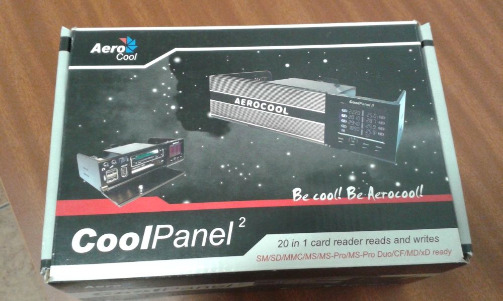 Painel frontal com diversas saídas novo mais CollPanel 2 da Aerocool