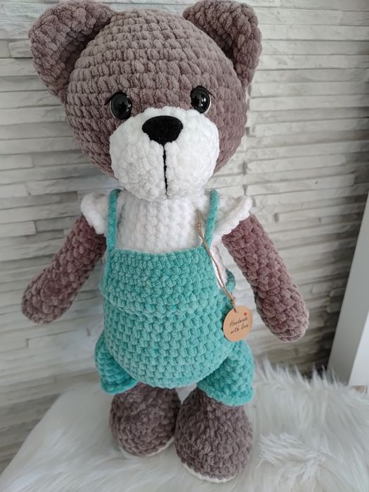 Miś na szydełku handmade DOSTĘPNY OD RĘKI