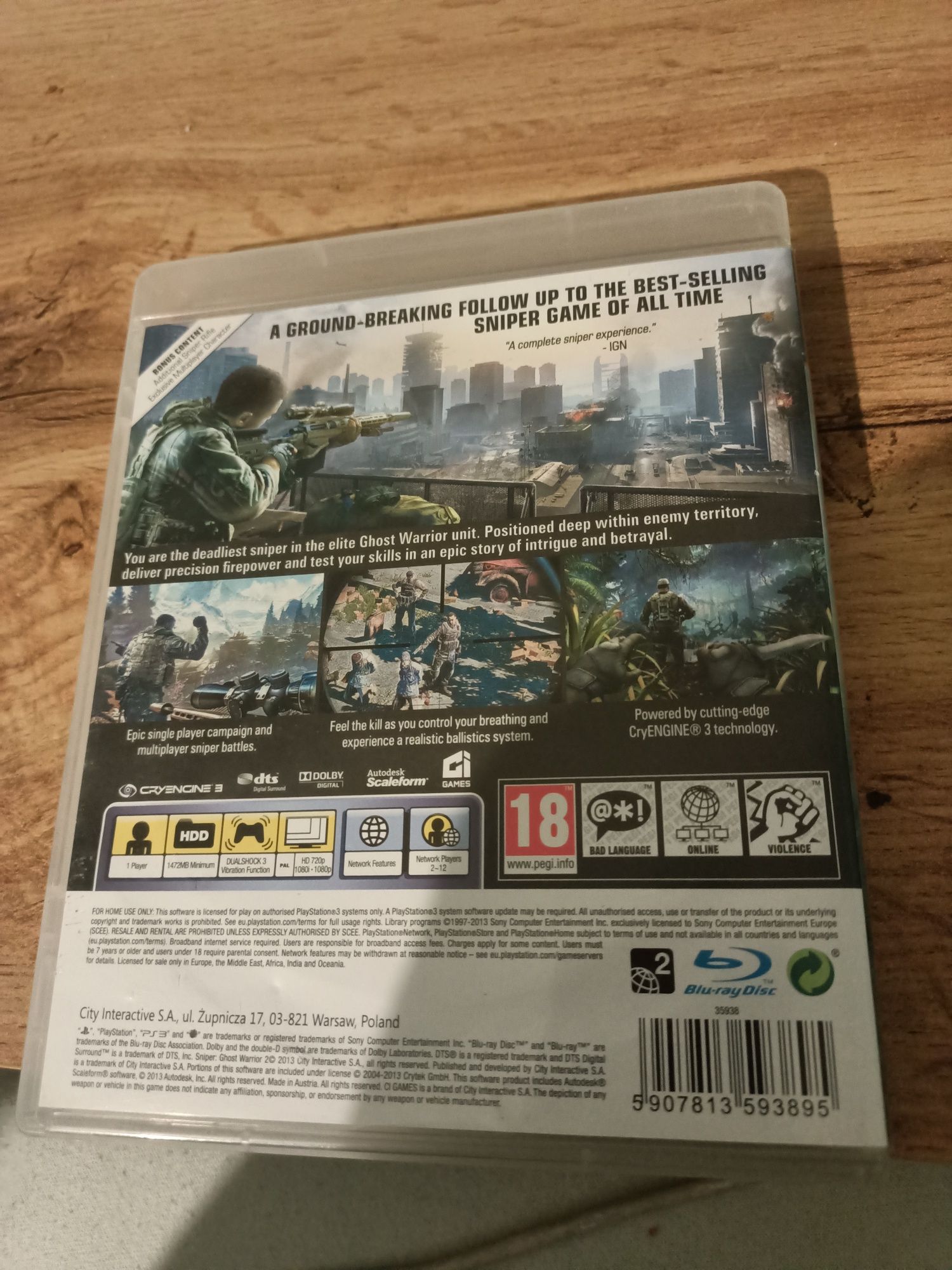 Gra sniper 2 ghost warrior limited edition