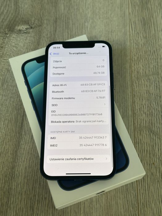 iPhone 12 - 86% kondycji