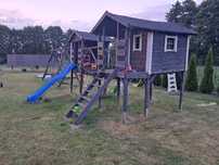 Drewniany Plac zabaw