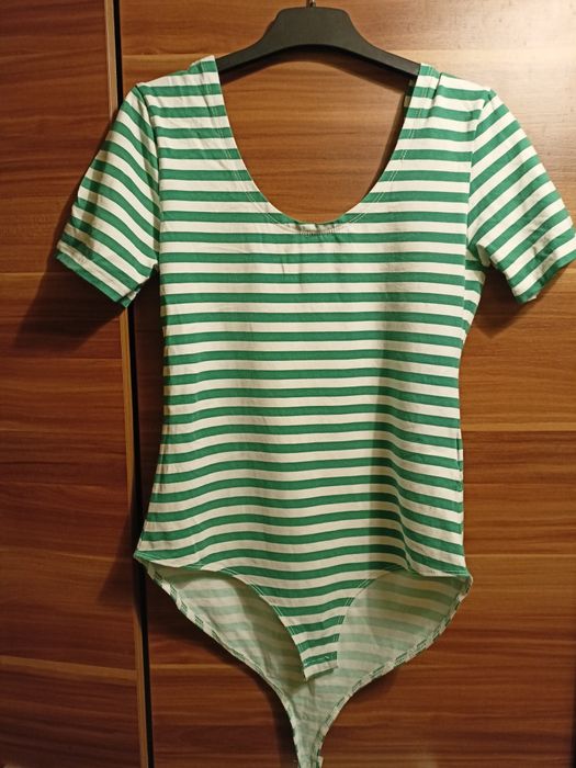 Bluzka body damskie w pasy paski 38 M