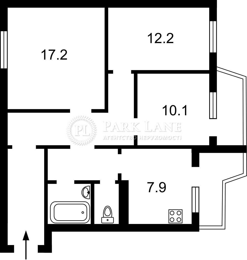 Продам 3-кімн квартиру Моторний пров. 5/7 Деміївська Либідська