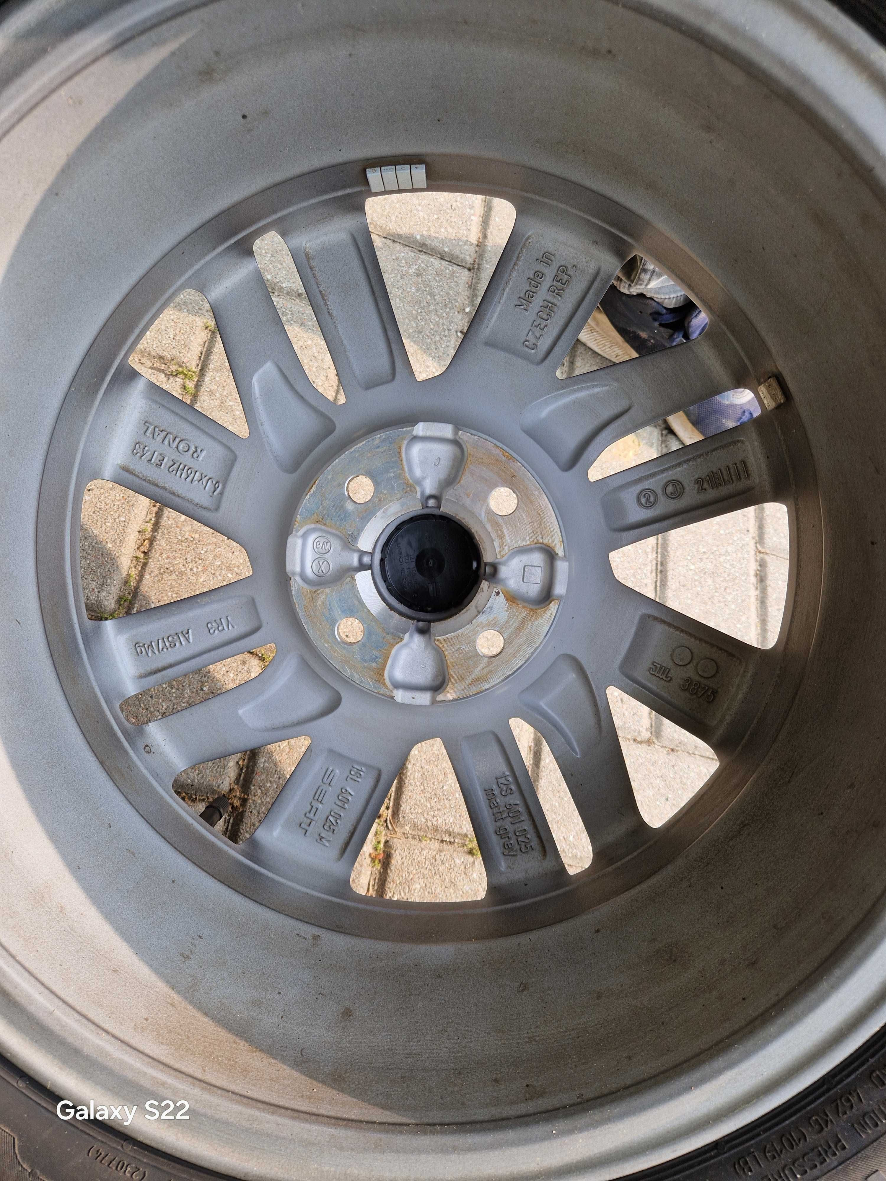 Koła letnie felgi aluminiowe seat mii 16" 4x100