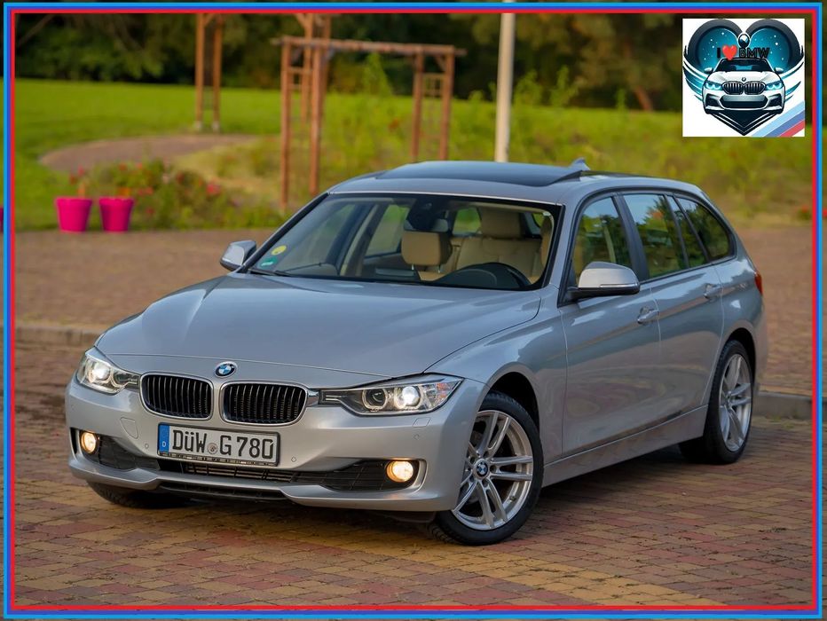 BMW Seria 3 2.0D 143KM Xdrive Panorama Asystenci Navi Skóra  BiXenon Alu17