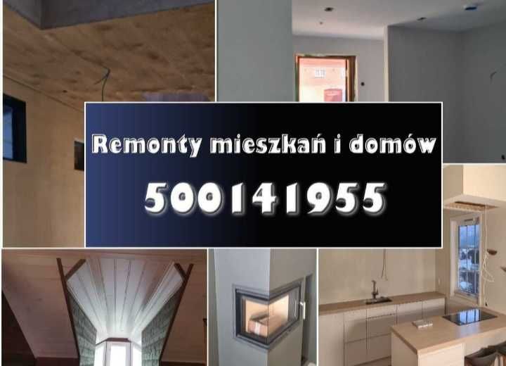 Remonty mieszkań, domów-Malowanie/Szpachlowanie/GK/K.ścian,sufit/Panel
