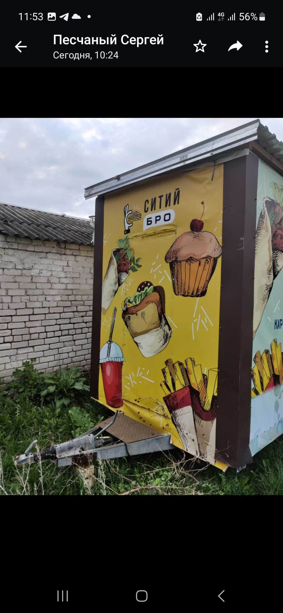 Торговый прицеп купава