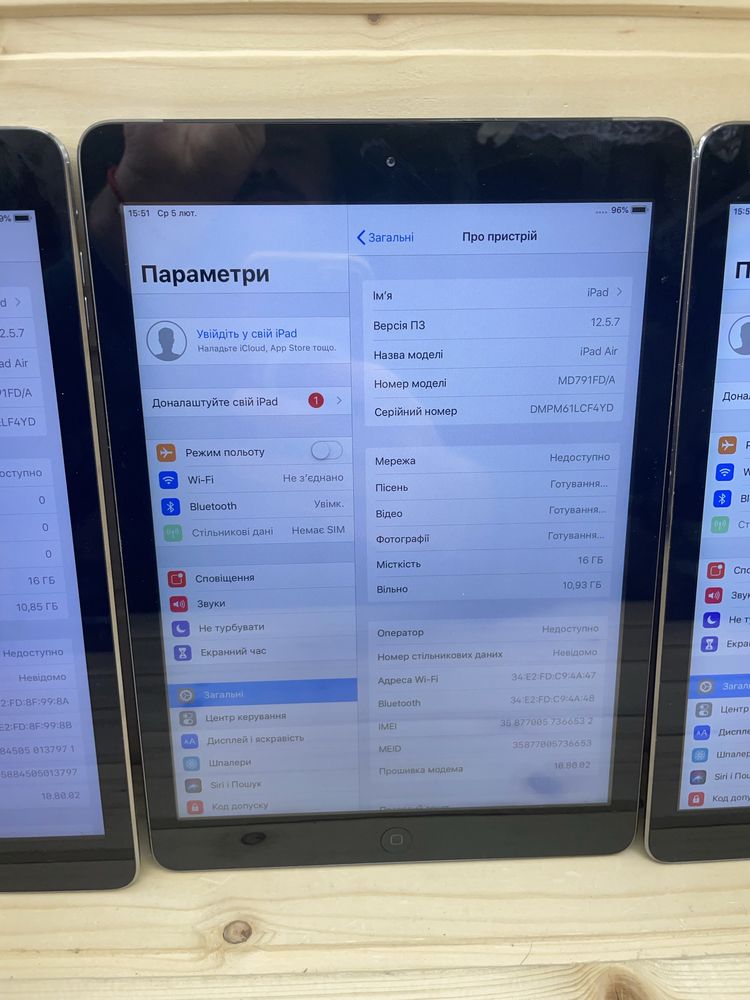 Ipad air 1 16 gb wi-fi LTE