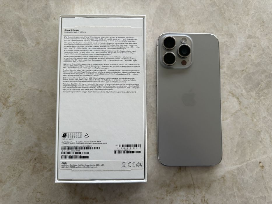 Iphone 15 Pro Max Titanium 256