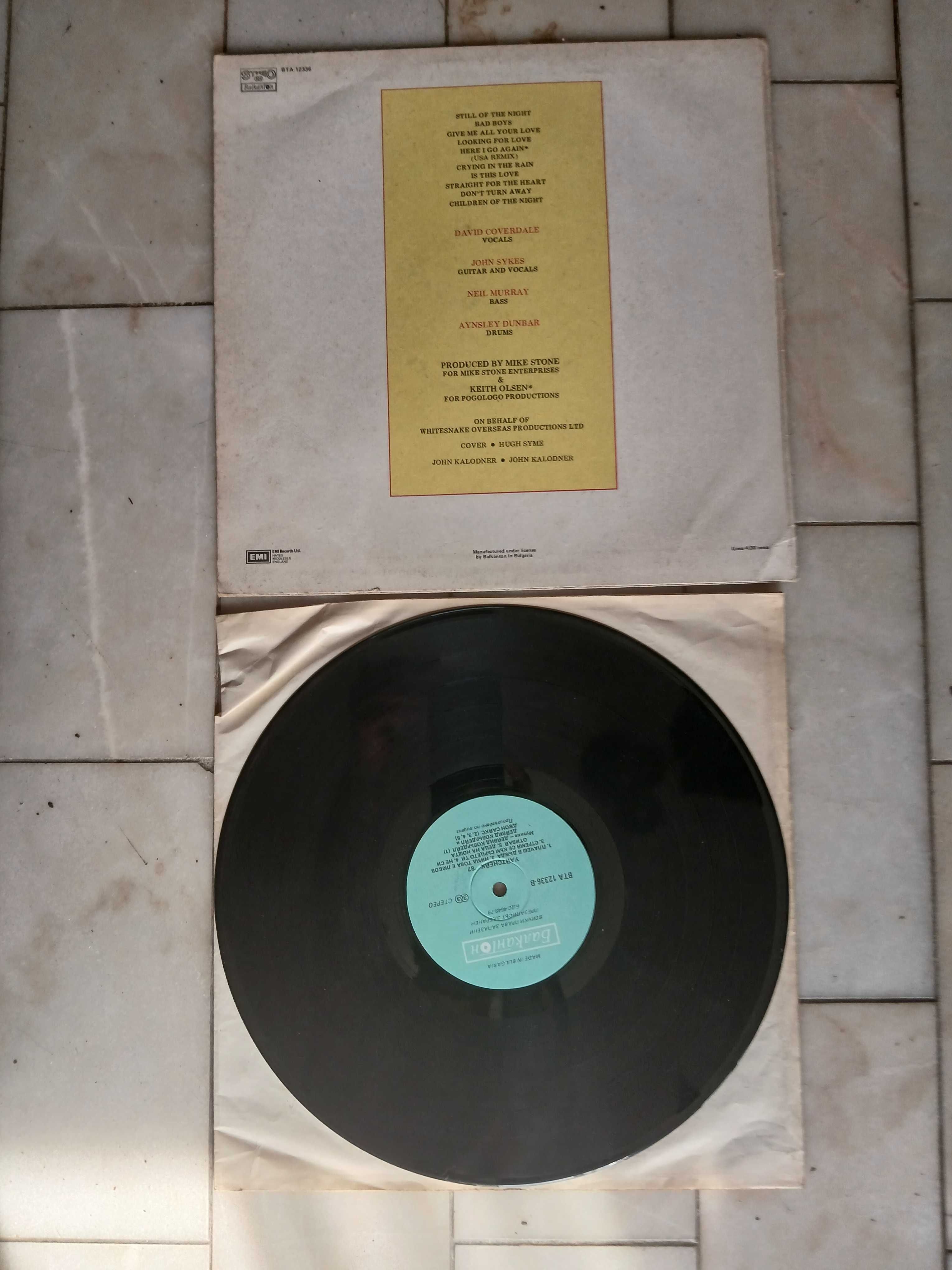 Whitesnake - 1987. VINIL
Edição rara da Bulgária