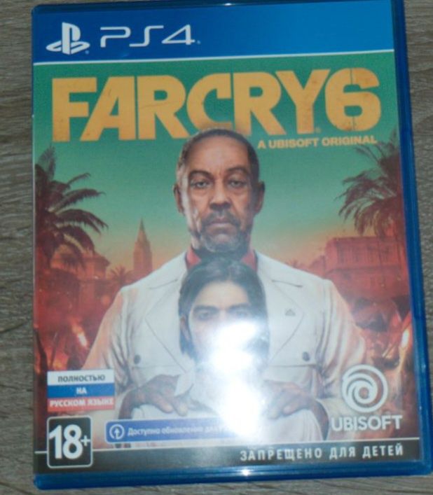 Far Cry 6 на ps4 диск бу в отличном состоянии.