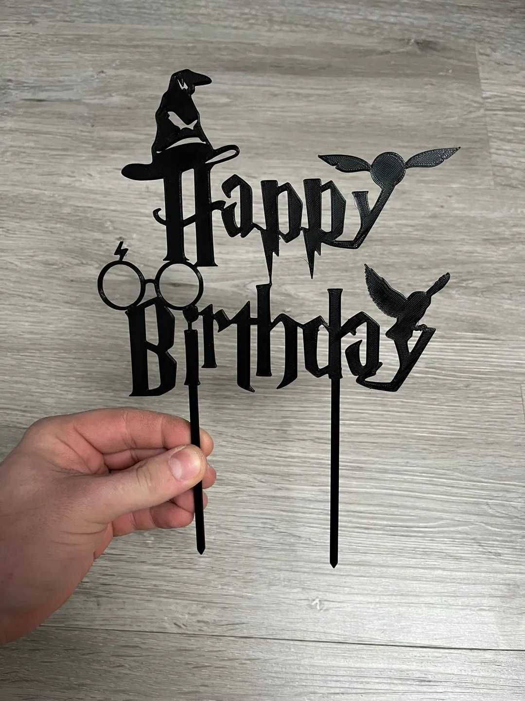 Topper urodzinowy Harry Potter dla fana na tort