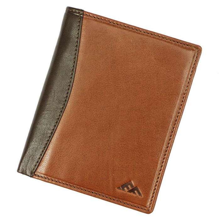 portfel męski el forrest  rfid skóra naturalna brązowy